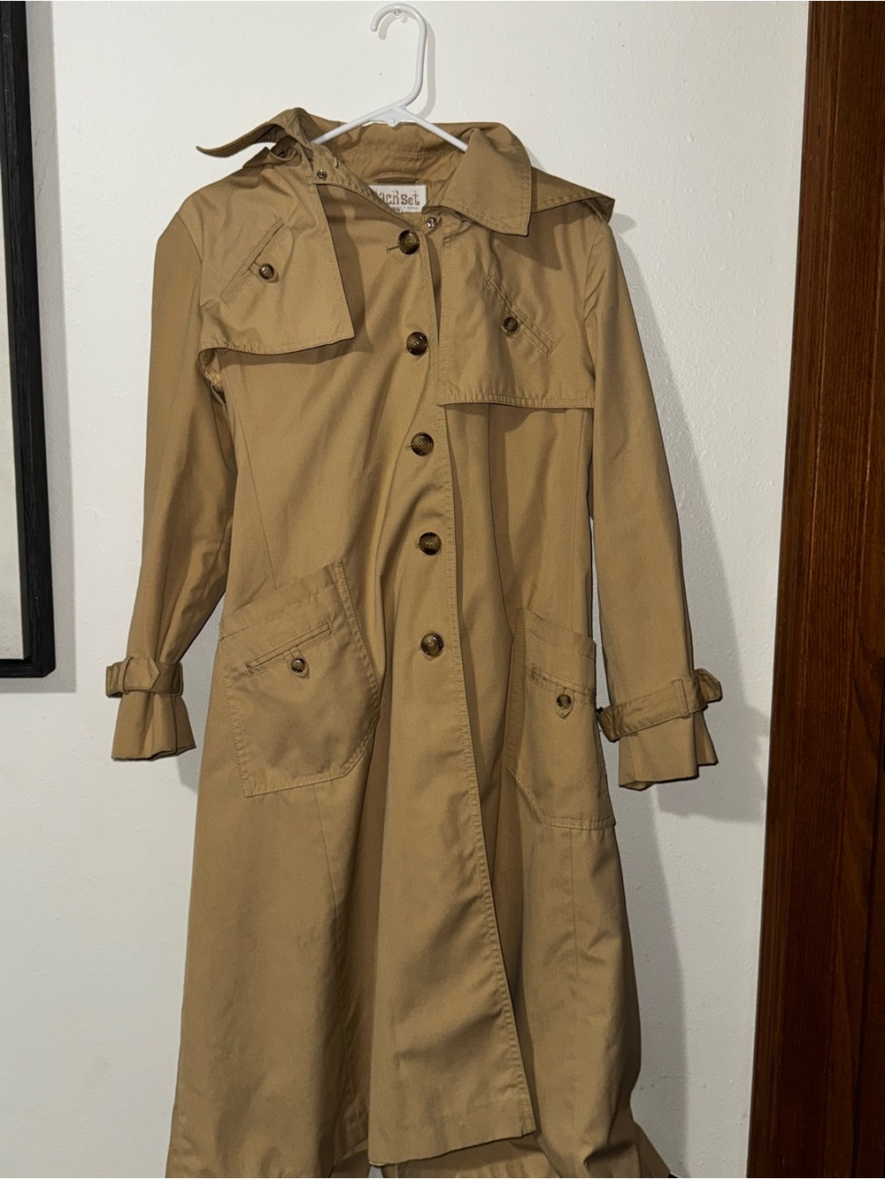 Vintage the Jackset Tan Trench Coat for Women - Lightweight Outerwear